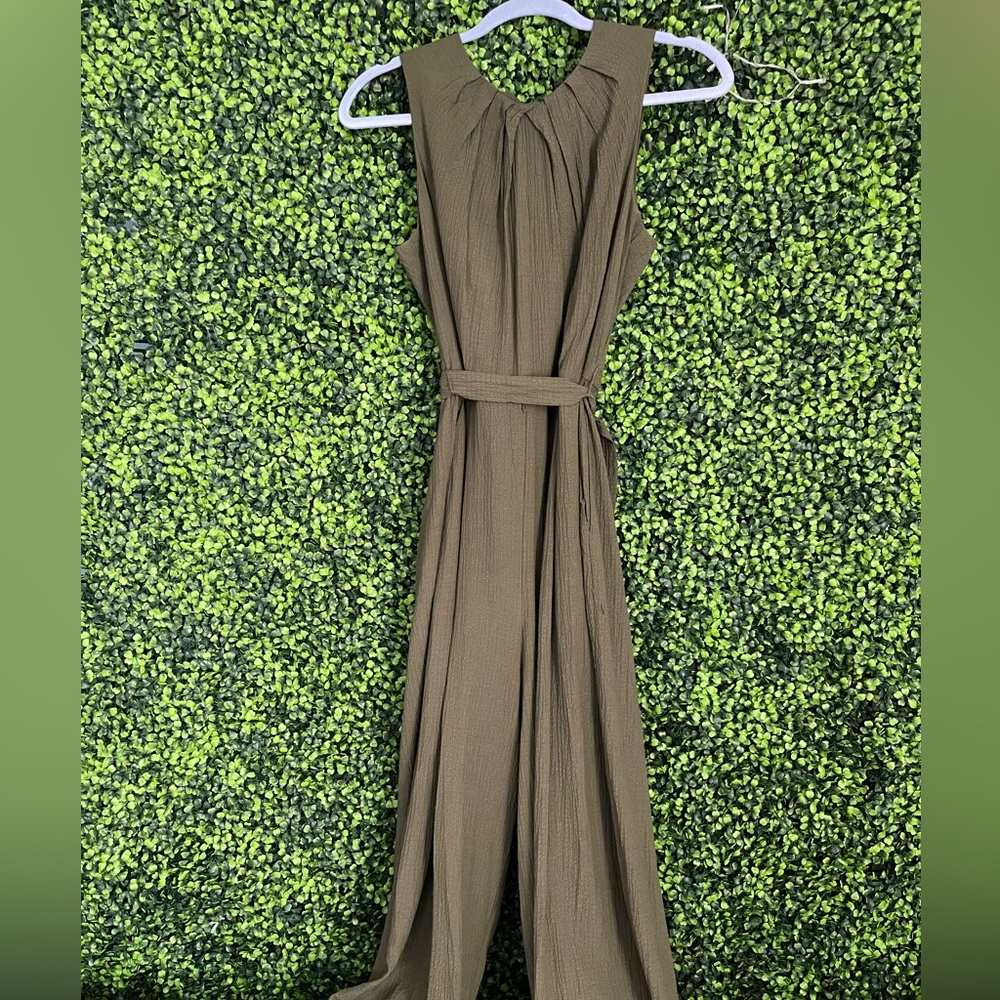 Olive green Calvin Klein jumpsuit!